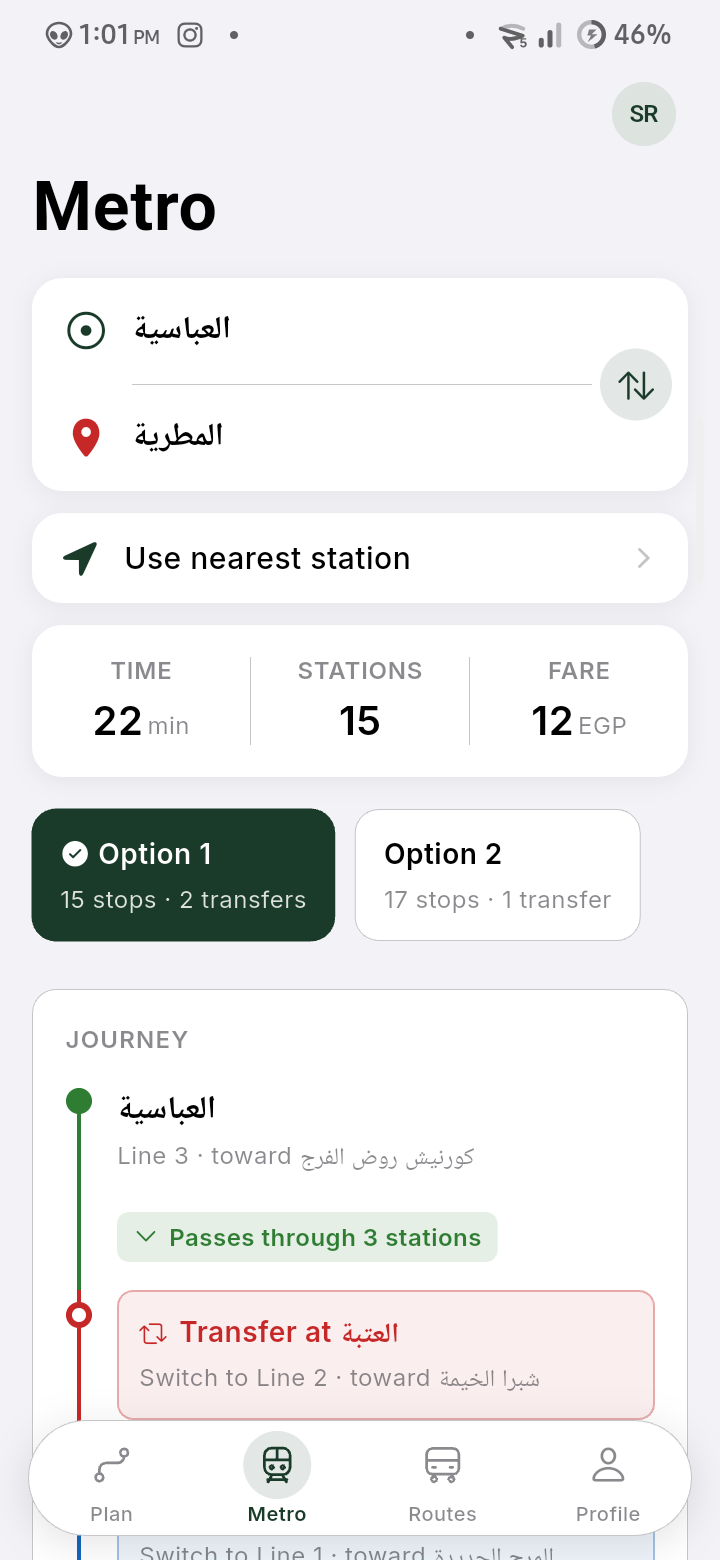 Metro navigator